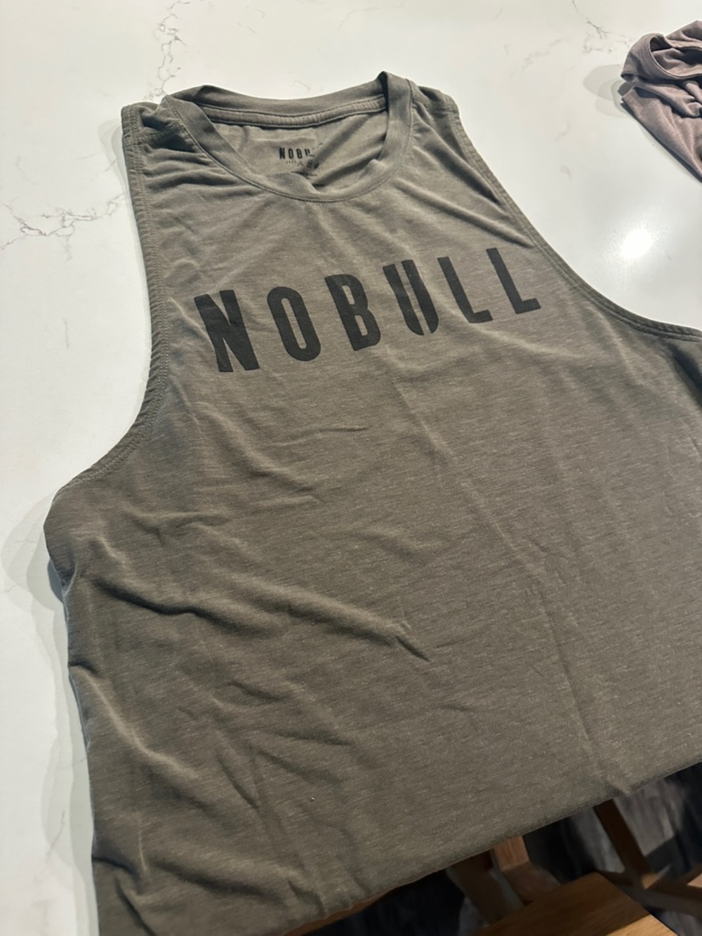 NOBULL Muscle Tank Olive Green - Picture 2 of 12